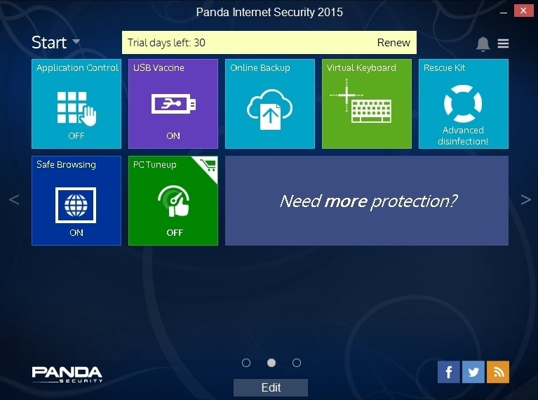 Купить антивирус Panda Internet Security 2015, 1 год 1 ПК - 3 ЛИЦЕНЗИИ.