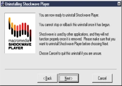 Adobe Shockwave Player Uninstaller