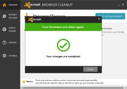 Avast! Browser Cleanup