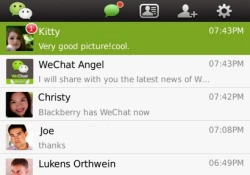 BlackBerry İçin WeChat