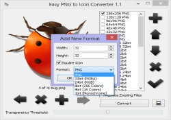 Easy PNG to Icon Converter