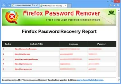 Firefox Password Remover