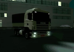 GTA San Andreas Addon - Scania 124 R480 6x4 Truck