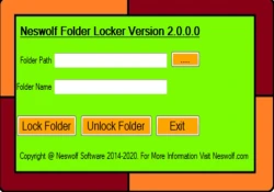 Neswolf Folder Lock