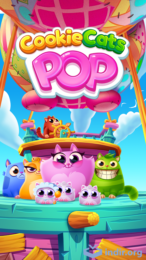 Cookie Cats Pop indir (Android) Android için Kedi Kurtarma Balon