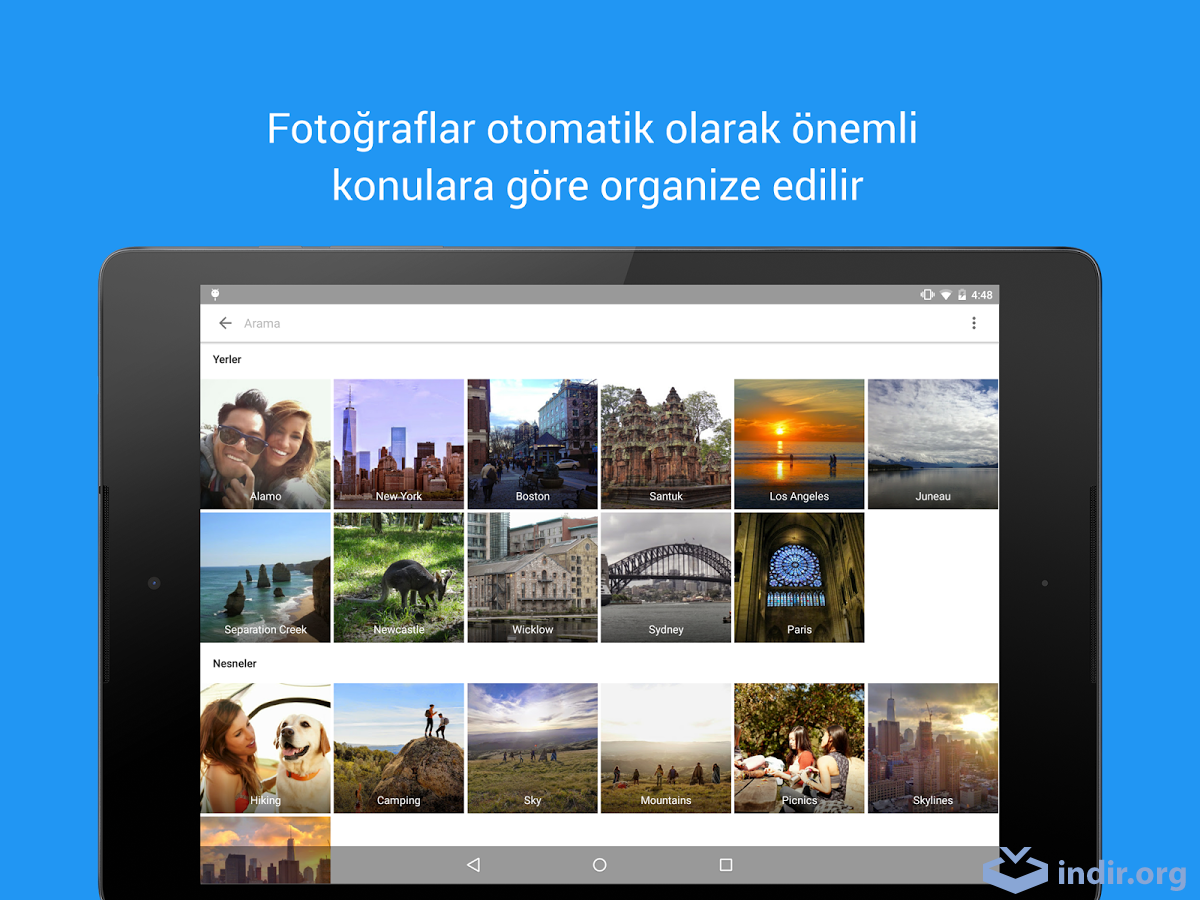 Google fotoğraflar pc indir