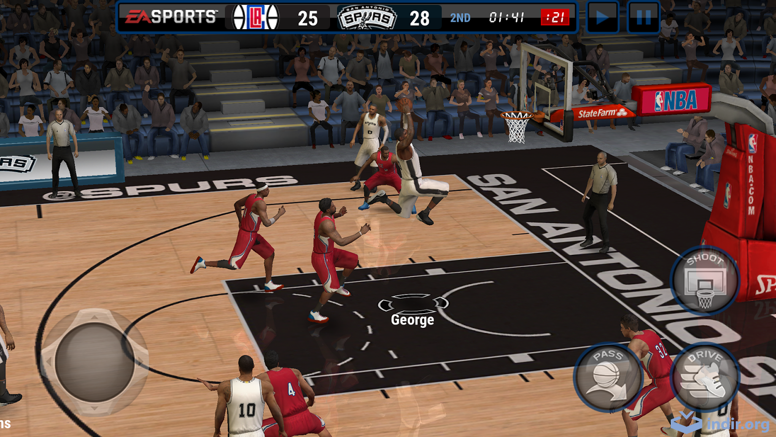 NBA LIVE Mobile indir (Android) Android için NBA Basketbol Oyunu