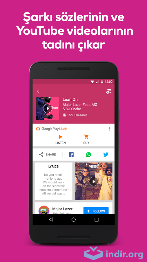 Bilgisayar için shazam indir