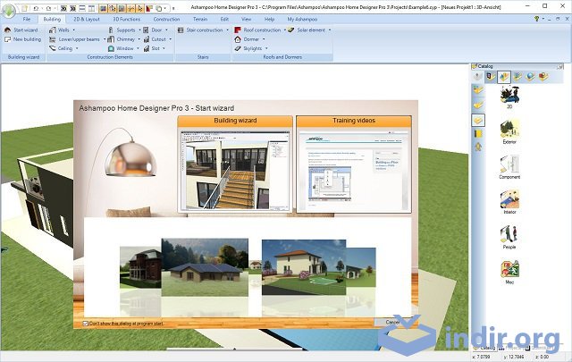 Ashampoo Home Designer Pro indir Profesyonel Ücretsiz Ev Tasarımı