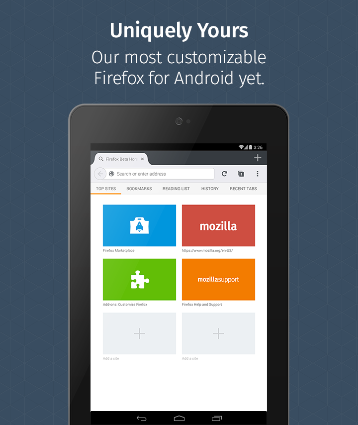 Android için firefox indir