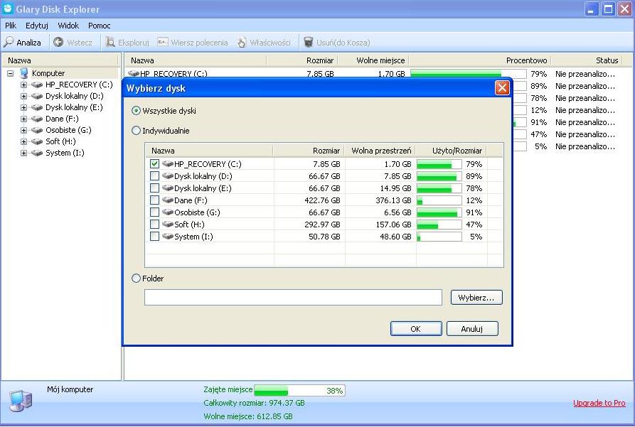Glary Disk Explorer indir Dosya ve Disk Programı