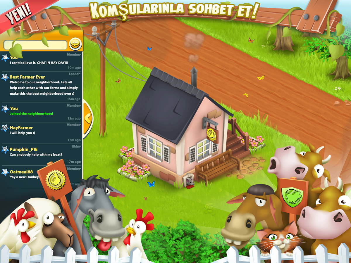 Hay Day indir (Android) - Android için Çiftlik Oyunu