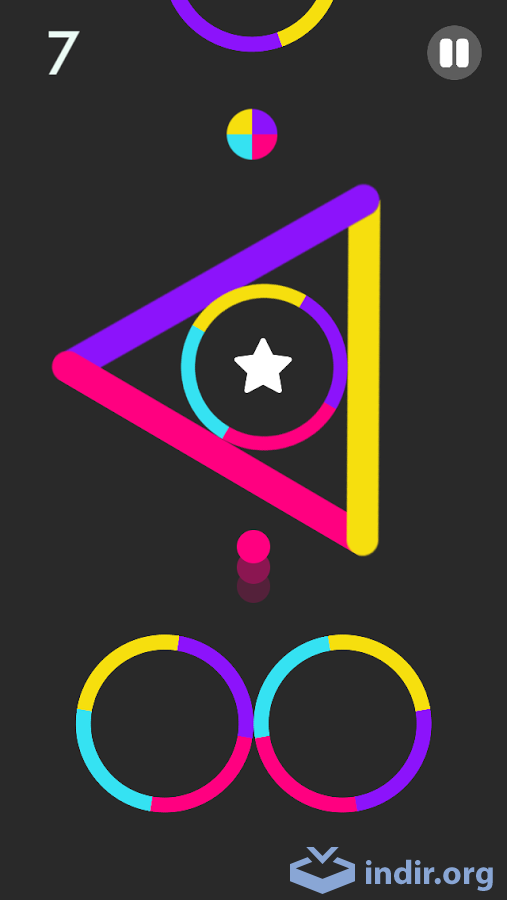 Color Switch indir (iOS) iPhone ve iPad için Zorlu Beceri Top Oyunu