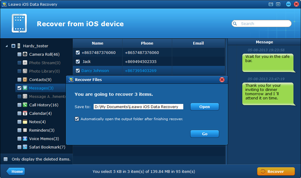 free leawo ios data recovery