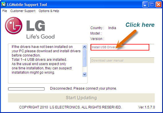 Lg pc paketi indir