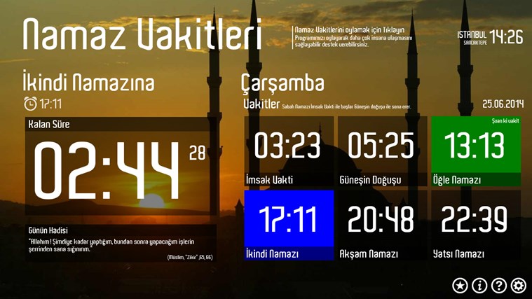Namaz vakitleri indir ücretsiz/ diyanet
