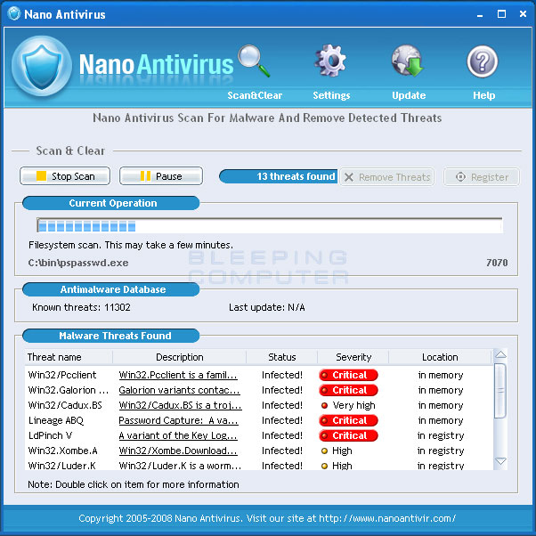 NANO AntiVirus Pro indir - Ücretsiz Antivirüs Programı