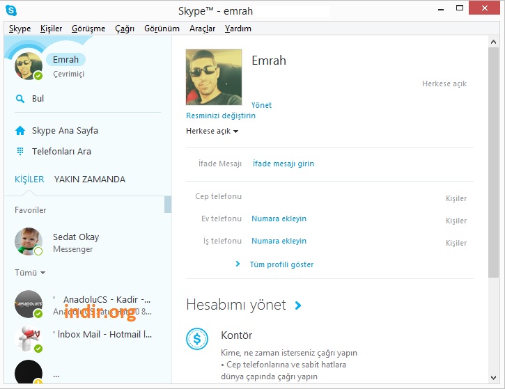 Skype son sürümü indir