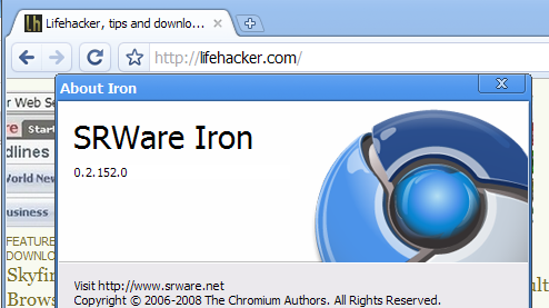 SRWare Iron 113.0.5750.0 for windows download